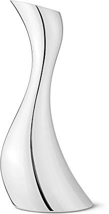Georg Jensen Cobra Pitcher 1.2L - Mirror Polished Stainless Steel - Designed by Constantin Wortmann - Metal Serving Jug - Elegant Beverage Serveware