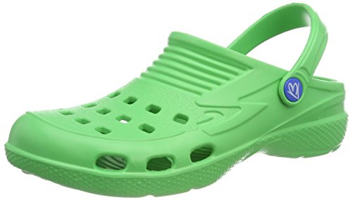 Beck Mixte Clogs 956 Sabots, Vert, 36 EU