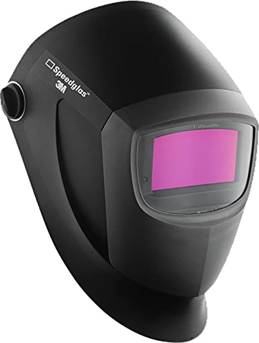 3M Speedglas Welding Helmet 9002NC, 04-0100-20NC, with Natural Color Technology Auto Darkening Filter for MMAW TIG MIG Welding Helmet,black/Silver