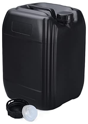 ZQKJLH 25L Bidon Essence Jerrican en Plastique pour Essence Empilable Bidon à Eau bidons pour carburants réservoir pour climatisation/Camping/Camping-Car 5 gallons