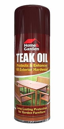 Z&A Teak Oil Spray 400ML | Outdoor Garden Hardwood Furniture Long Lasting Protection | Weather Resistance Aerosol Natural Wood Varnish for Furniture Decking | Easy to Use & Quick Drying (1)
