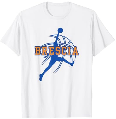 Tifoso Support Pallacanestro Brescia Italia Pallacanestro Maglietta