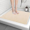 Luffa Tapis de Bain antidérapant et Confortable pour la Famille, Enfants et Personnes âgées, 60 x 60 cm, Beige