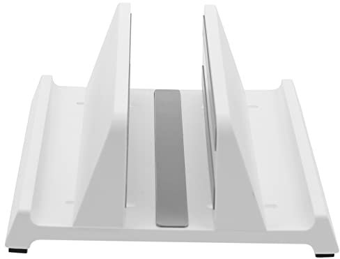 NUOBESTY 1Stück Vertikaler Laptop Halter Aus Einstellbare Für Notebook Tablet Platzsparendes Design Für Schreibtisch Workstation