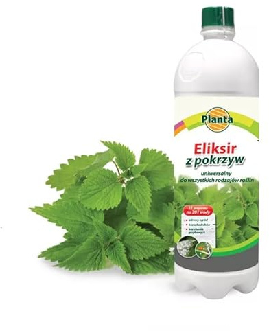 Nettle Plant Liquid Fertiliser Concentrate, 1L Makes 20L, Natural Plant Food for Vegetables and Berry Bushes