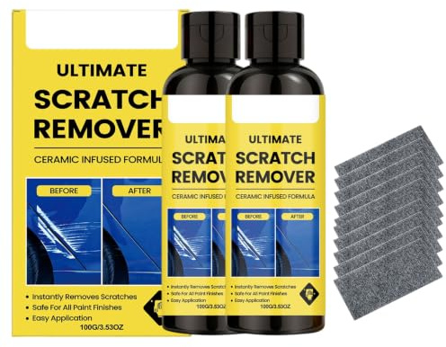 Scratch Remover - 100g/3.53oz, Scratch Remover Auto, Nano Polix, Pasta rimuovi graffi, Sicuro su Tutti i Tipi di Finitura, Delicato sulla Carrozzeria (Color 2)