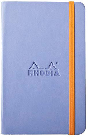 Rhodia 118649C Rhodiarama Book (A6 Notizbuch mit Gummizug, liniert, 96 Blatt) 1 Stück iris