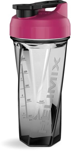 Helimix 2.0 Shaker de Proteínas, 800 ml (28 oz) - Batidora Portátil para Batidos y Smoothies - Sin Varillas, Grumos ni Baterías - Apta para Lavavajillas y Libre de BPA