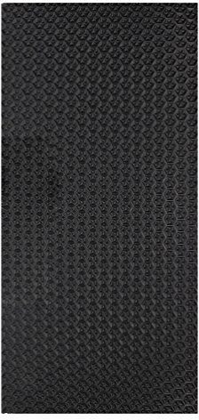 Grosse Sohlengummiplatte 250mm x 500mm 4mm stark - Star Anti Rutsch Profil zur Anfertigung von Schuhsohlen oder als Anti Rutsch Belag - made in Germany - leicht zu verarbeiten (schwarz)