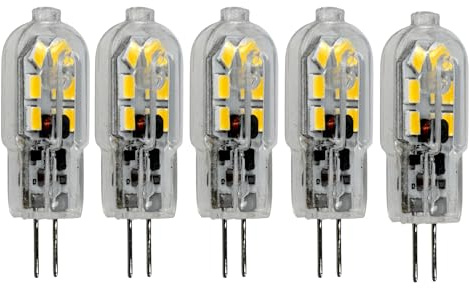 JANDEI - G4 LED-lampa 12V 2,5W (motsvarar halogenlampa 15) Ej Dimbar 4000K Neutral Vit - Pack 5 enheter