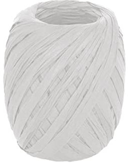 INNSPIRO Papierbast, weiß, 30m