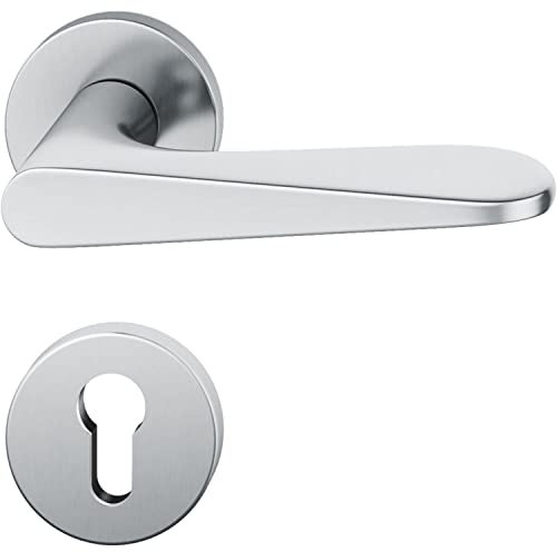 FSB Drückergarnitur 12 1144 ASL auf Rosette PZ, Edelstahl matt