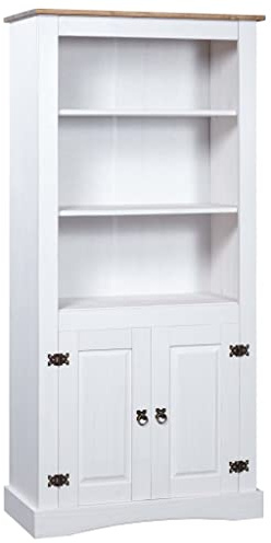 FAMIROSA Cupboard Mexican Pine Corona Range White 31.5x15.7x66.9,36.15 KG,282624