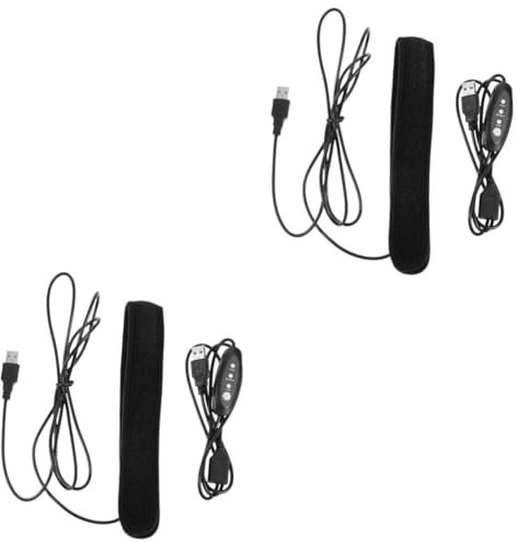 HOMSFOU USB-Heizung 2St Kamera-Entnebelungsgürtel Linsenheizung wärmer Linsenwärmerstreifen Teleskop-Heizband Linsentauheizung USB-Tauheizstreifen Spiegelreflexkamera Zubehör Neopren