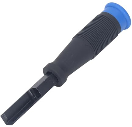 Scalpello per Legno, Scalpello Ad Angolo Retto, Scalpello per Angolo Quadrato in Acciaio Al Cromo Vanadio con Manico in TPR, Scalpello per Intaglio del Legno, Scalpello a Mano