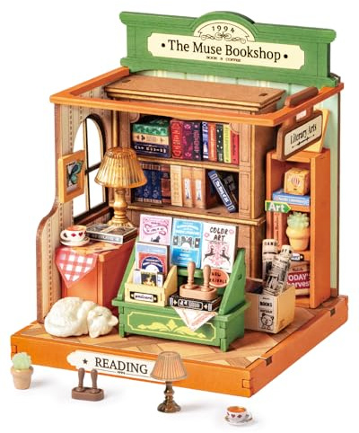 Rolife DIY Miniature House Modellismo Casa in Miniatura da Costruire Modellismo da Costruire Adulti 3D Puzzle Legno Diorama Kit Fai Da Te Regali Bricolage Adulti Insegnante Bimba Femmina
