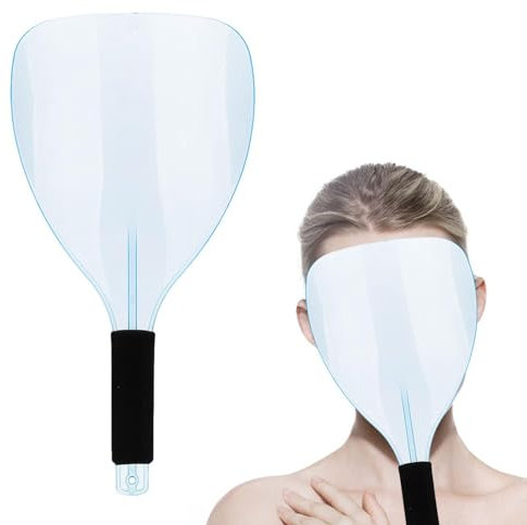 Il design professionale della copertura per il viso in lacca protegge la pelle e gli occhi dagli schizzi di lacca. Visiera facciale resistente e riutilizzabile Materiale trasparente di qualità ottica