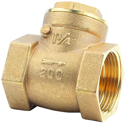 Dn32 Invändig Gänga B NOn Retur Svängbackventil 232PSI Baksida Dn32 Föredragen Invändig Damgänga är Anmärkningsvärd för Svängbackventil 1 1/4 i B Svängbackventil 1,25 Backventil