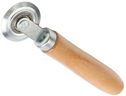 HunicandIU Strumento di riparazione dello schermo, strumento a rullo dello schermo | Strumento riutilizzabile dello schermo con manico in legno, artigianato artigianale impermeabile antiruggine e