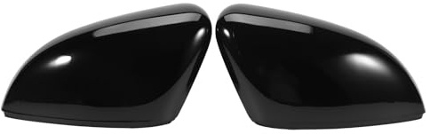 1 par de Tapas de Espejo Retrovisor Compatible con Polo 6R Polo 6C 2009-2017,Tapas de Espejo Exterior,Tapa de Espejo Lateral, Carcasa de Espejo,Negro Izquierdo y Derec 6R0857537B 6R0857537C 6R0857538B