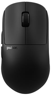 Pulsar Gaming Gears X2H Crazylight Wireless Gaming Mouse, Mini, Jet Black