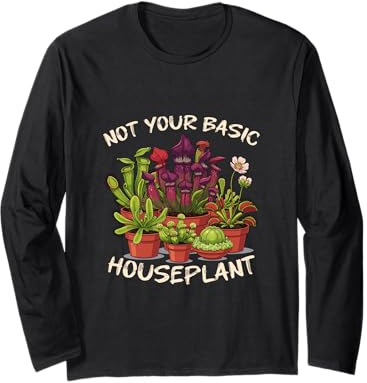Not Your Basic Houseplant Carnivorous Plant Collection Long Sleeve T-Shirt