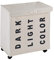 WENKO Wäschesammler Trivo Beige, Stabiler Wäschekorb mit Vier leichtgängigen Rollen und Deckel, 116 l Stauraum und DREI Fächer, (B x H x T): 56 x 60 x 35 cm, Aufschriften Dark, Light, Color