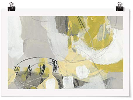 Bilderwelten Poster Wandbild Motiv - Zitronen im Nebel I - Selbstklebend seidenmatt 60 x 90cm