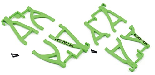 RPM R/C (Green) Front & Rear Upper Lower A-Arms for Traxxas Mini E-Revo 1/16