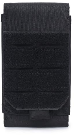 Pochette Téléphone Molle, Molle Sac pour Téléphone Mobile Poche Ceinture Petit Sac Ceinture Tactique en Nylon 1000D