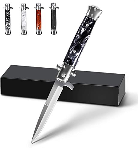 ZIMAIC Klappmesser Taschenmesser, Scharfer Einhandmesser, Outdoor Messer für Camping, Survival, Angeln, Geschenk für Männer