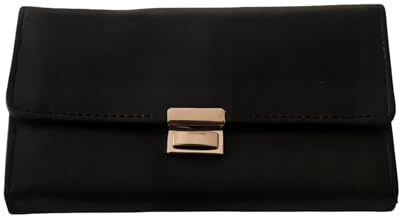 Portafoglio da cameriere nero – Robusto portafoglio da cameriere con portamonete e chiusura lampo – Borsa da cameriere professionale