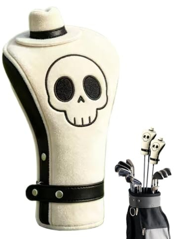 Couvre-Têtes Golf Halloween Peluche Douce Et Moelleuse Sorcière Chat Crâne