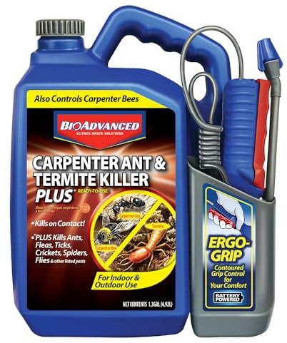 BioAdvanced Carpenter Ant & Termite Killer Plus, Ready-to-Use, 1.3 Gal