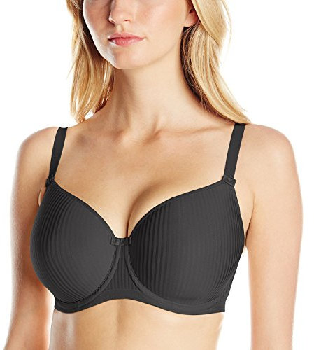 Freya 1050 Idol Underwired Moulded Balcony Bra, Black, 34 F