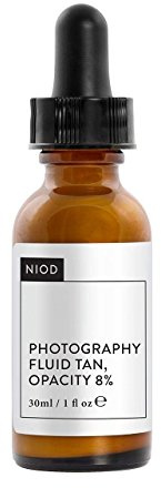 DECIEM Photography Fluid Tan Opacity 8% (30ml) - Very Light Skin Tone, Natural-looking, Uniform Tan, Light-reflecting Properties