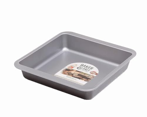 Baker & Salt® Brownie Pan Baking Tray Dish - Non-Stick, Oven & Dishwasher Safe