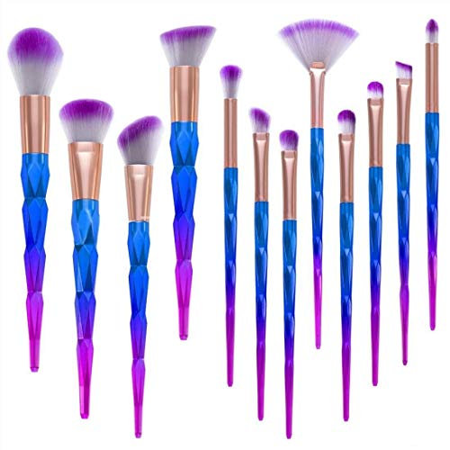 Make Up Pinsel Set Kosmetik Pinsel Lidschatten Gesichtspinsel Foundation Eyeliner Schminkpinsel (12 Pinsel)