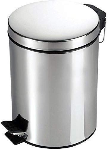 Marksmen 10 L Stainless Steel Pedal Bin Dustbin Bathroom Kitchen Office