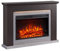 FLAMME Ingleton Fireplace with 48 surround with 2kW Fireplace Heater Espresso Oak Multiple Colours Available