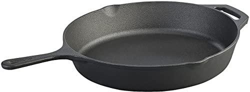 Tornwald-Schmiede Bratpfannen: Gusseisen-Pfanne mit 6 cm hohem Rand, Ø 30 cm, pre-seasoned (Bratpfannen Induktion, Gusseisen-Pfanne für Grill, Guss)