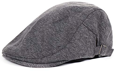 Hut Herren Baskenmützen Einfarbig Warm Mode Casual Damen Herren Unisex Baskenmütze Solide Baseball Flat Cap Topee Trachtenhut Herren Modern Vintage (Dark Gray, One Size)