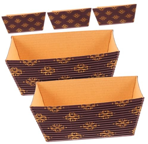 Hoement Set da 25 Stampi per Carta Resistenti al Calore, Teglie Usa e Getta per Torta, Pane e Dolci Adatti a Forno e Microonde