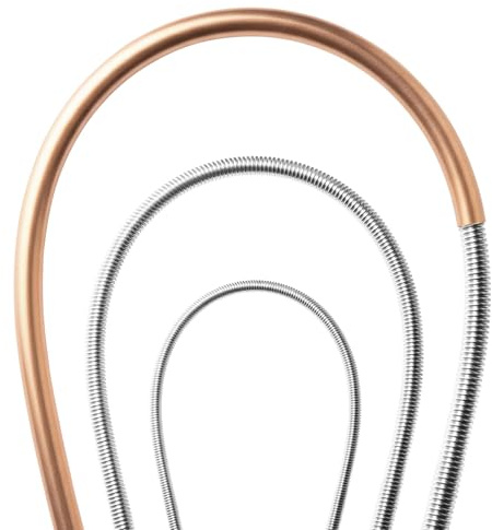 3-in-1 Copper Tube Bender, 1/4″, 5/16″ and 3/8″ Copper Pipe Bender, Bend Copper Pipe to Any Angle Manual Kink-Free Bending Tool for Plumbing, HVAC & DIY