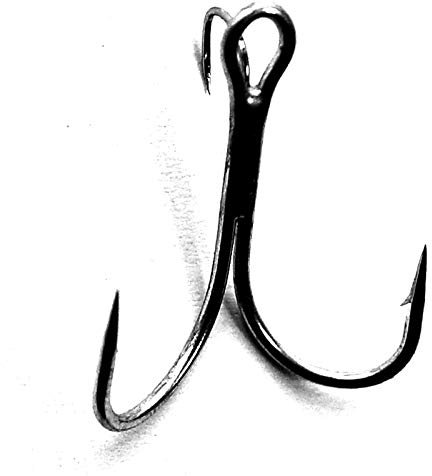 Gamakatsu Hook Treble Twinex - 10 Zwillingshaken für Stinger, Angelhaken zum Raubfischangeln, Stingerhaken, Haken für Gummifische, Größe:8
