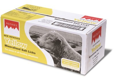 Rockies Yellow Mineral Salt Lick - 10 kg x 2