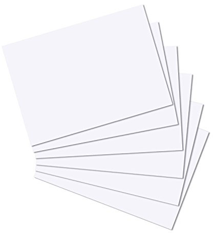 Herlitz Karteikarte A4 (A4 | 500 Stück, blanko | weiß)