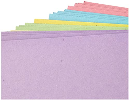 House of Card & Paper RAINBOW A4 160 GSM pastellfärgat kort, paket med 50