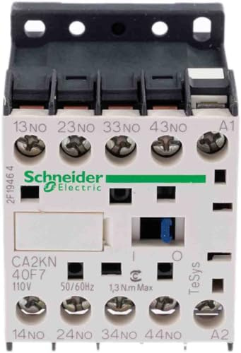 Schneider Electric, TeSys K control relay - 4 NO - <= 690 V - 110 V AC coil, CA2KN40F7