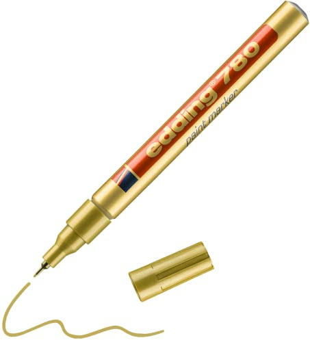 EDDING Färgmarkör 780 tacka 0,8 mm guld